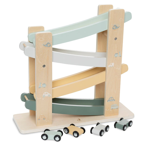 Houten autobaan 'On The Go' | Jollein