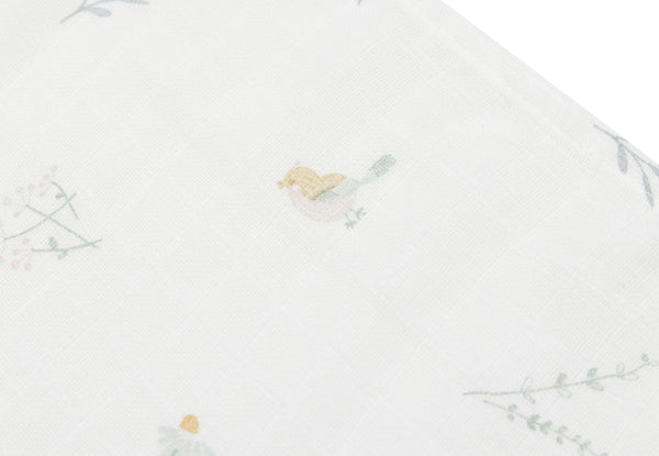 Hydrofiele doeken 'Lovely Birds' - 3 stuks | Jollein