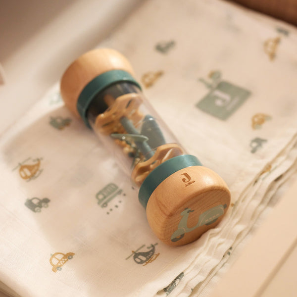 Houten regenrammelaar 'On The Go' | Jollein
