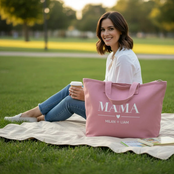 Mom bag met namen