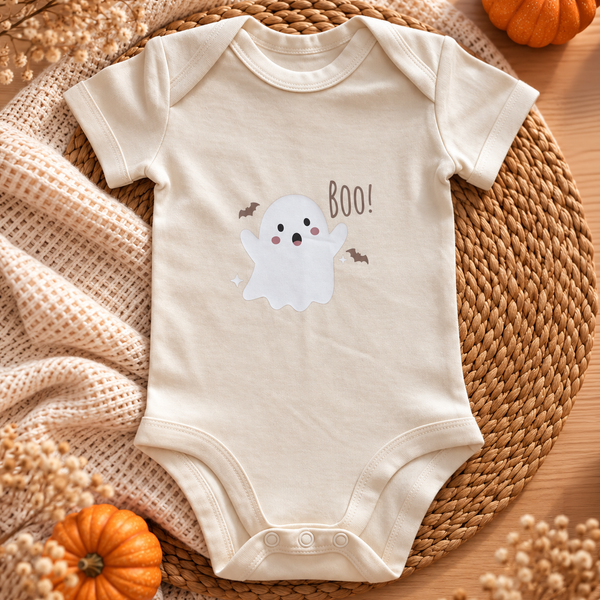 Halloween 'Boo' rompertje - personaliseerbaar