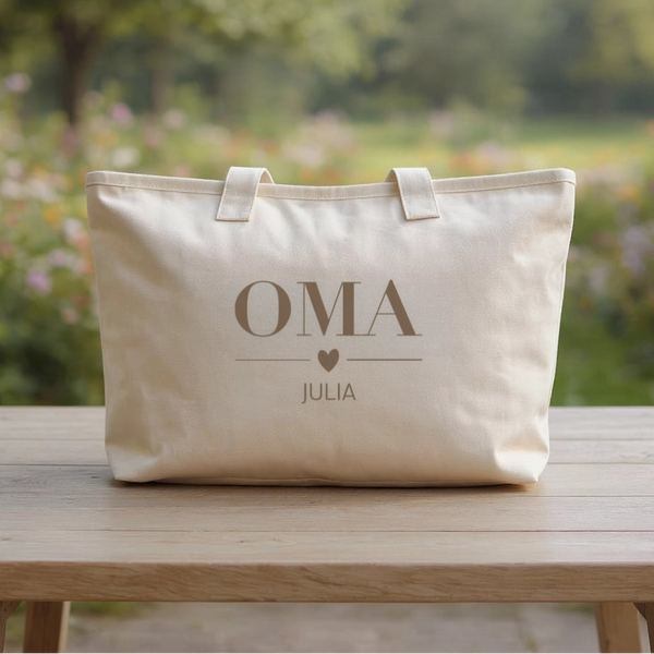 Mom bag met namen