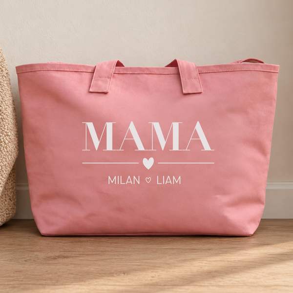 Mom bag met namen