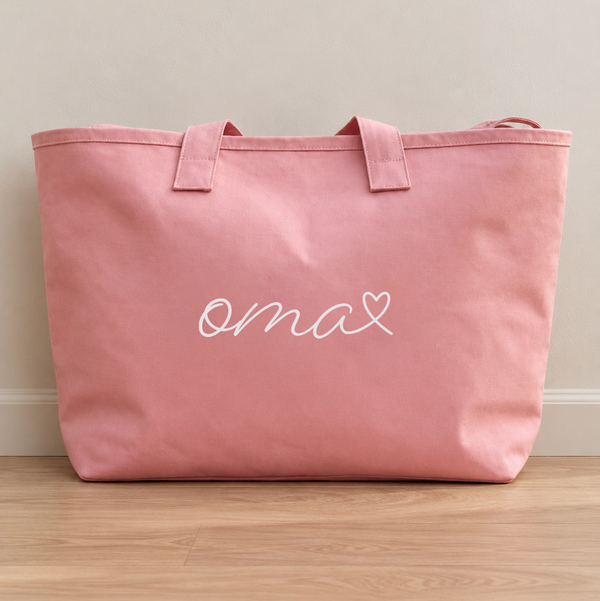 Oversized canvas tas