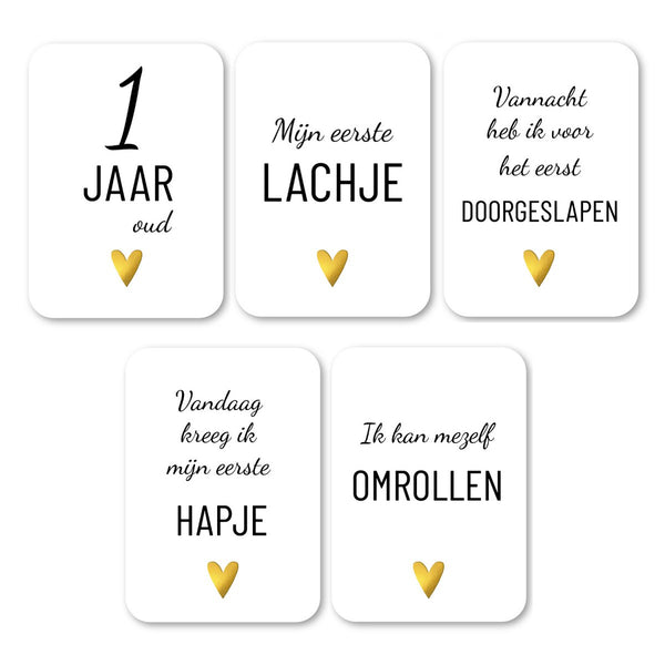 Mijlpaalkaarten baby | Lifestyle2Love