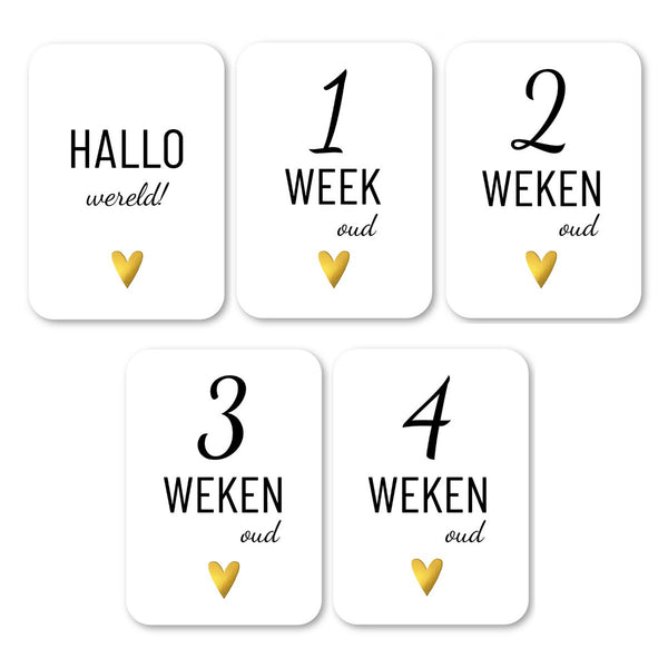 Mijlpaalkaarten baby | Lifestyle2Love