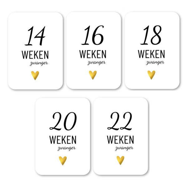 Mijlpaalkaarten zwanger | Lifestyle2Love