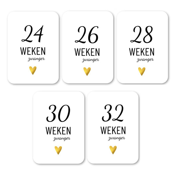 Mijlpaalkaarten zwanger | Lifestyle2Love