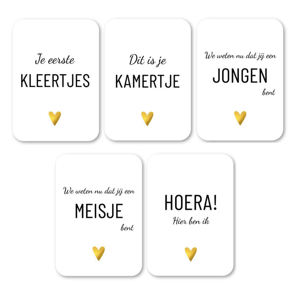 Mijlpaalkaarten zwanger | Lifestyle2Love