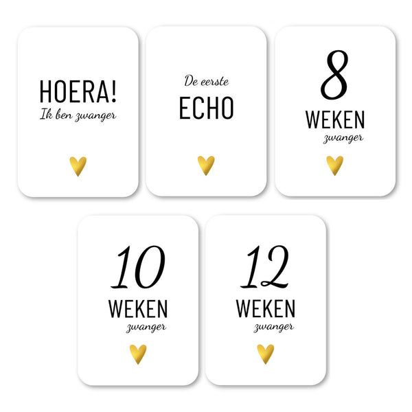 Mijlpaalkaarten zwanger | Lifestyle2Love