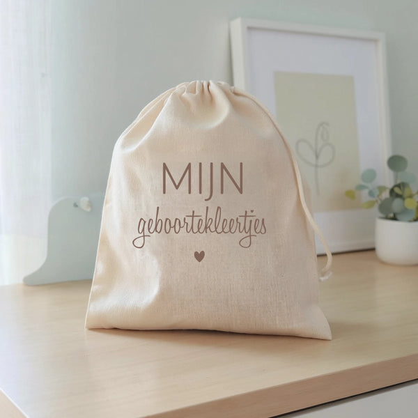 Bewaarzakje mijn geboortekleertjes