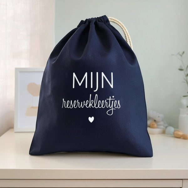 Bewaarzakje mijn reservekleertjes