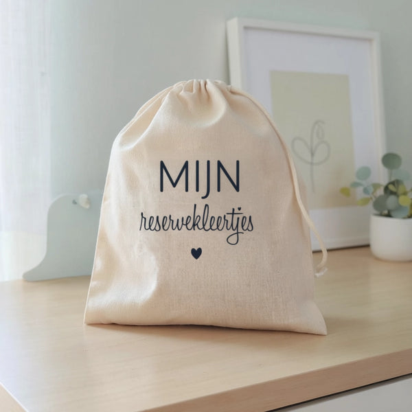 Bewaarzakje mijn reservekleertjes