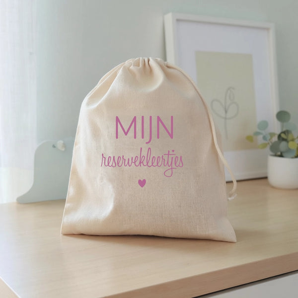 Bewaarzakje mijn reservekleertjes