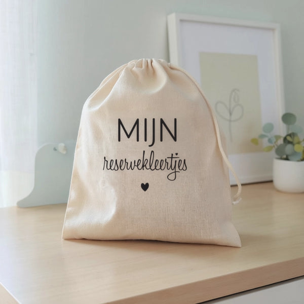 Bewaarzakje mijn reservekleertjes