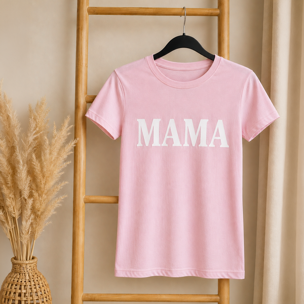 T-shirt Mama lichtroze